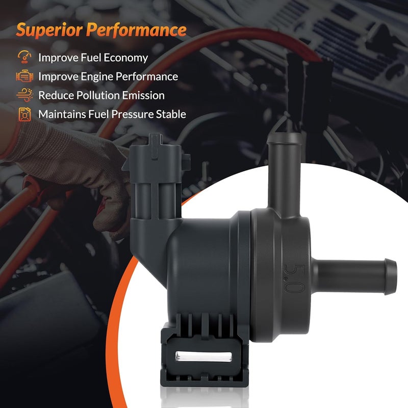 Mirthcos 911-349 Vapor Canister Purge Valve Solenoid EVAP Compatible with Hyundai Santa Fe 2010-2020, Tucson 2016-2021, Elantra N 2022-2025, Sonata 2015-2019 & Kia Sorento 2013-2019, Sportage, Soul - Image 5